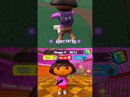 dora police vs hungry nora 🤣 #shorts #roblox Roblox Obby jumpscare