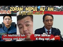 Zoram Mipui Au Aw 874-Na| Hawng 440 leh Dr. Mathlana! 24th April,2025