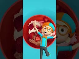 Yum Yum 😋 Let's Make Some Ice Cream! 🍨 #blippi #yummyfood #summer #forkids #kidsongs #singalong