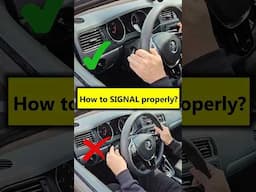 STOP Making This Signal Mistake! 😬 | Turn Signal Tutorial #drivingtips