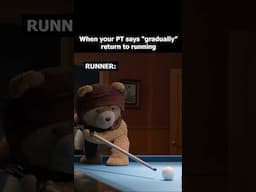 PT: ‘Take It Slow.’ Me: 😎💀 | Running Injury Meme