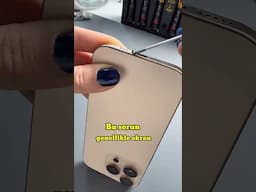 Sizce kendi kendine mi bozulmuştur? #kübrahz #iphonetamiri #16pro #ekrandeğişimi