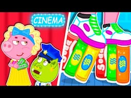 Lion Family | How to bring sweets to the cinema! | Cartoon for Kids