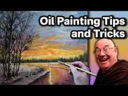 Create STUNNING Landscapes with Simple Oil Painting Tips and Tricks