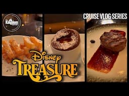 Dinner at Palo Steakhouse on the Disney Treasure | Disney Cruise Vlog