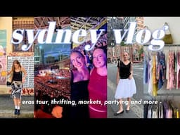 come with us to the ERAS TOUR | sydney vlog