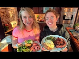 Cook With Us: STEAK! - Hailee And Kendra