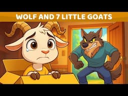 Wolf and 7 Little Goats💛 Full Fairy Tale I Bedtime Stories for Kids