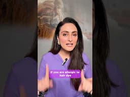 Allergy to hair dye and mehendi