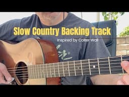 Slow Country Guitar Backing Track (Inspired by Colter Wall)