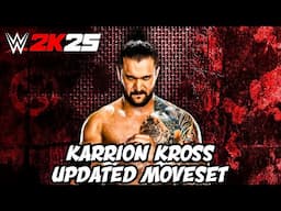WWE 2K25 Karrion Kross Updated Moveset + Superstar Settings