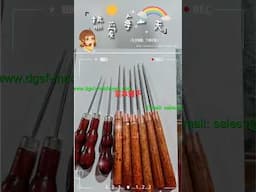 Solid Wood Steel Needle Awl DY 050 3