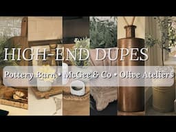 Amazing Pottery Barn & McGee and Co DIY Dupes | High End Decor for Less!