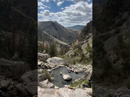 The most beautiful Hot Spring I’ve ever seen with a heavenly view and a heart shaped pool #explore
