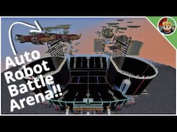 [19k Sub Special]: The Arena | I AUTOMATED Robot Battles in Minecraft!! | JAVA Edition 1.16.5+