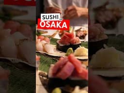The BEST sushi in downtown Osaka 🍣 [sushi bar tsukinone uehonmachi]