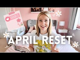 APRIL RESET 🌸 🌷 organise for the month with me! how I plan + balance everything!
