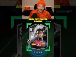 91 SHOWDOWN ANSU FATI QUICK REVIEW! 👀  #eafc25 #fifa #fc25 #eafc