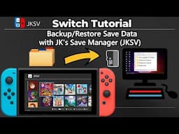Backup and Restore Switch Save Data with JKSV | Switch TUTORIAL