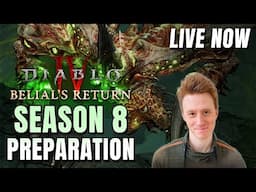 S8 Leveling & MY Starter Class + Build - Diablo 4 LIVE