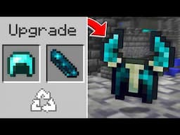 Secretly UPGRADING Armor in Minecraft...