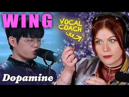 Vocal Coach Analysis of VIRAL Beatboxer: 1st time Reaction to WING "Dopamine"