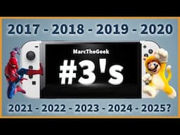 Nintendo Switch Number 3 Games Per Year Since 2017