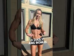 3 Exercises for ABS you can do daily!
