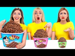 Big, Medium and Small Plate Challenge | Funny Situations by Multi DO Food Challenge