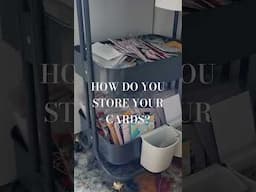 How Do You Store Your Cards?  #cardmaking