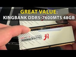 Great Value: KingBank DDR5-7600MTS 48GB! AliExpress Summer Sale #ad