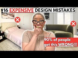 16 Interior Design Mistakes That Drain Your Bank Account!