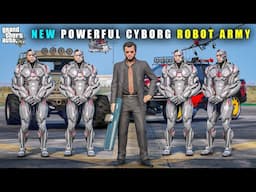 GTA 5 : MICHAEL'S MOST POWERFUL CYBORG ROBOT ARMY || BB GAMING
