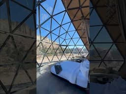 We stayed in a GAINT GLASS DOME for 72 hours