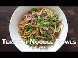 Teriyaki Noodle Bowls