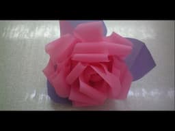A FLOR DE PLÁSTICO MAIS FÁCIL QUE VOCÊ JÁ VIU 🌸 DIY