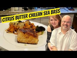 Seared Butter Citrus Chilean Seabass!  Quick, Delicious Amazing Meal!