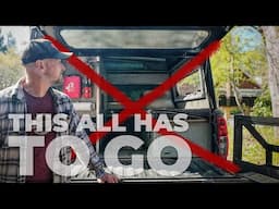 You may think I'm crazy, but I have my reasons. The camper build has reached the end of its road.