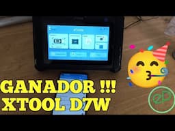 GANADOR RIFA XTOOL D7W
