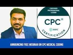Announcing free webinar on CPC medical coding