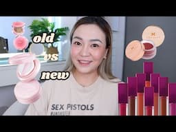 OLD VS NEW JMCY CUSHION!! NEW TEVIANT VELVET DROP SHADES AND LIP VINYL TRY ON!