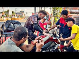 Somebody drove into my Motorcycle! Hit and Run in Thailand 🇹🇭