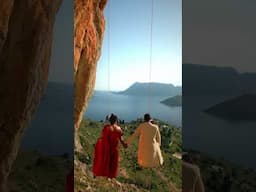 An EPIC wedding photoshoot to remember!  #rockclimbing #wedding