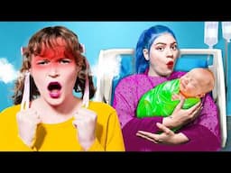 SISTER VS CRAZY BABY BROTHER! HOW TO SURVIVE A NEW GIANT SIBLING BY CRAFTY HACKS PLUS