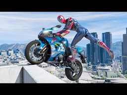 GTA 5 IRON SPIDERMAN Ragdoll Compilation (Spiderman Gameplay) #8