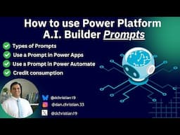 How to use Power Platform A.I. Builder Prompts