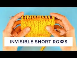 Improved Yarn Over Short Rows Step by Step