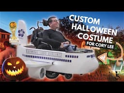Building Cory Lee’s Snakes on a Plane Magic Wheelchair Halloween Costume