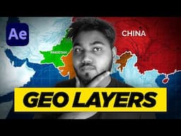 How To Create Map Animations In Geo Layers | After Effects 2025
