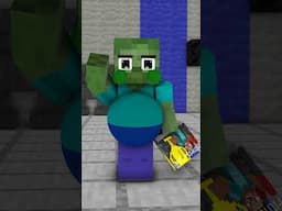 Fat Zombik in gym - Minecraft Animation